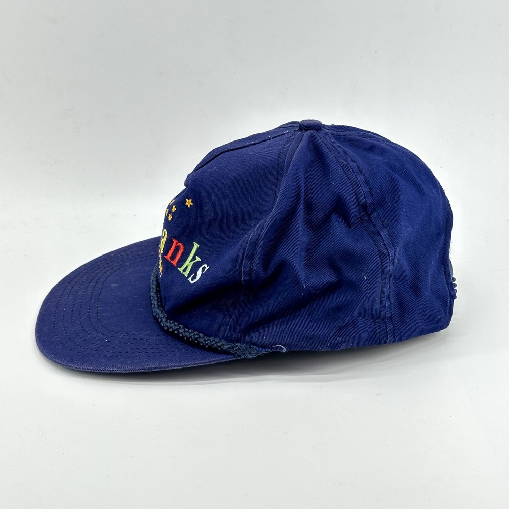 VINTAGE Fairbanks Alaska Rope Snapback Hat Cap Purple 90s Embroidered Tourist - Picture 2 of 7